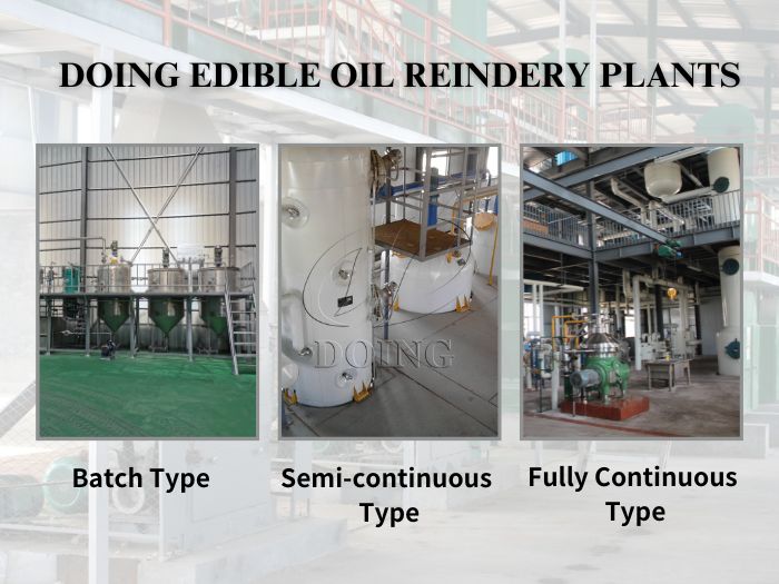 DOING crude edible oil refinery plants