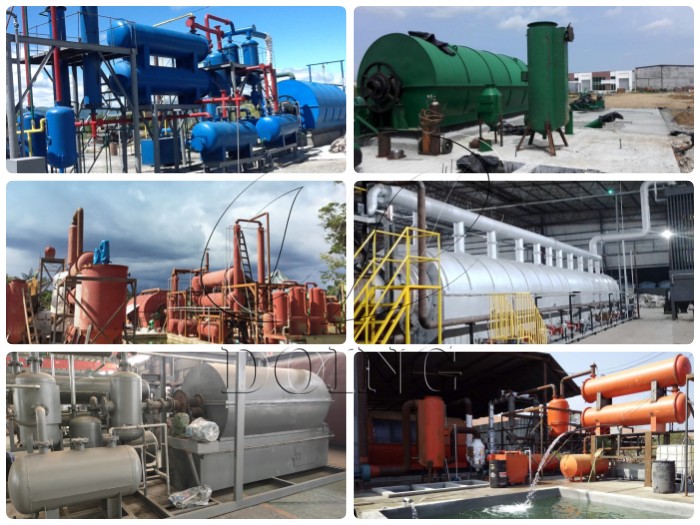 DOING pyrolysis machine projects in America