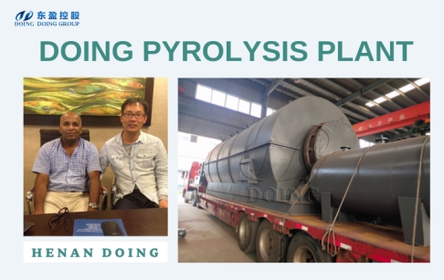 Aruba waste tire recycling pyrolysis machine