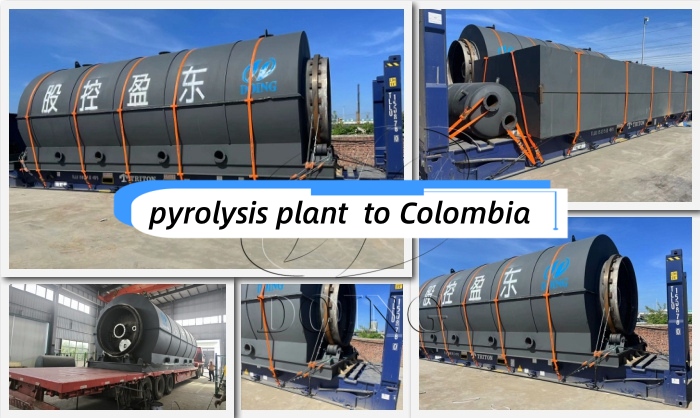 oil sludge disposal pyrolysis machine in Colombia