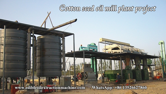 Cottonseed oil processing plant