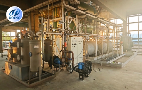 Brazil project-15TPD waste tyre pyrolysis plant produced fuel