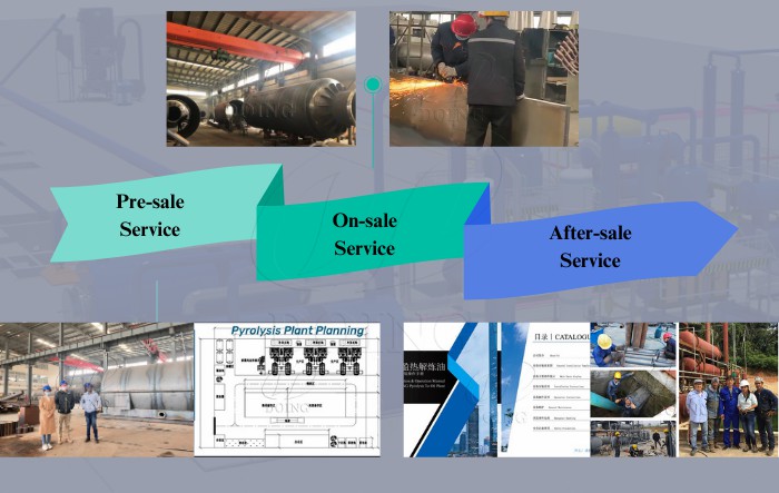 rubber tire pyrolysis plant manufacturer service