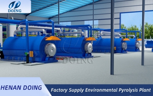 Myanmar customers ordered 3 sets of 15TPD pyrolysis machines for fuel oil production