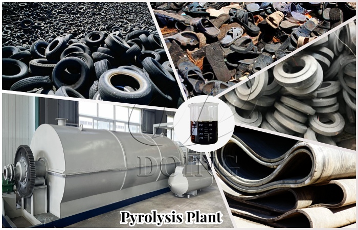 DOING waste tire pyrolysis machine for sale