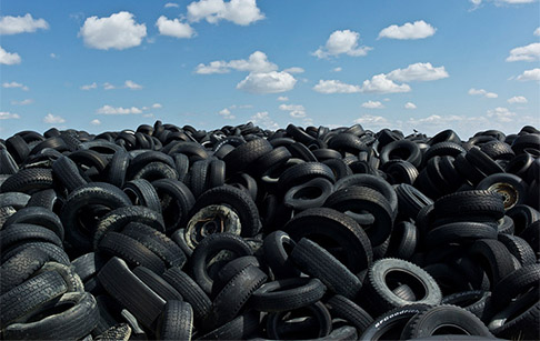 How can we recycle car tires? What product can we make?