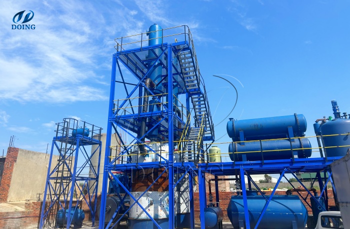 Pyrolysis oil to diesel distillation plant in South Africa