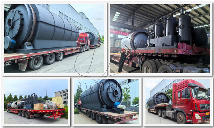 Waste tire pyrolysis machine and waste oil distillation machine delivered to Nepal