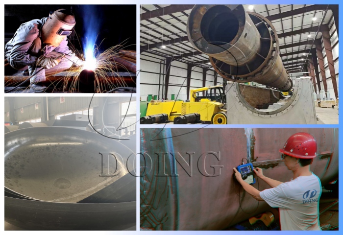 Manufacturing of DOING continuous waste tires pyrolysis machine