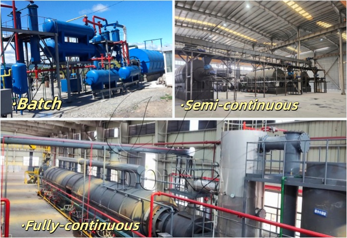 batch continuous waste tire pyrolysis machine