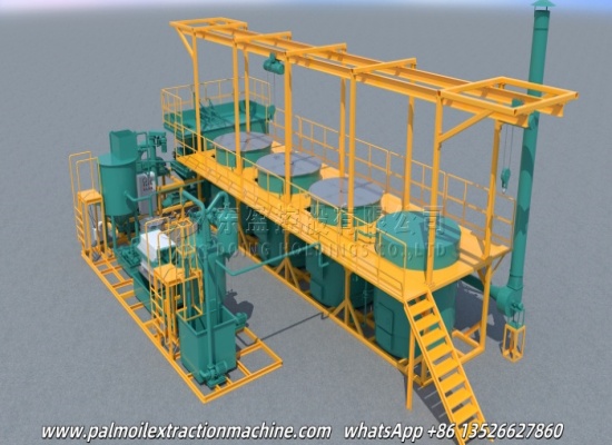 1tph free-installation small palm oil press plant