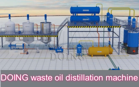 Burkina Faso customers ordered for a 5TPD waste oil distillation machine